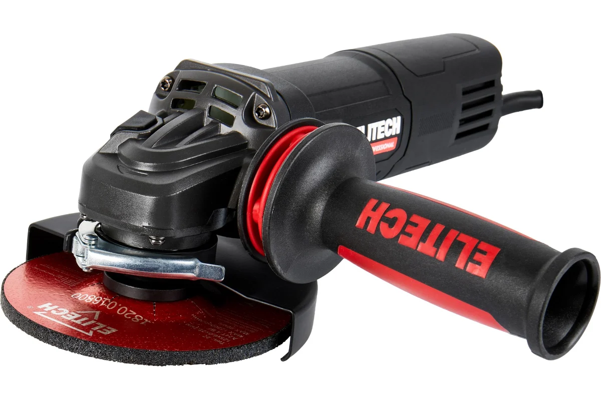 ELITECH AG 1412E (E2213.050.01) УШМ,ф125мм,1400Вт,4000-11000об/мин,2.3кг,кейс,QUICK-FIX,быстр.кожух,