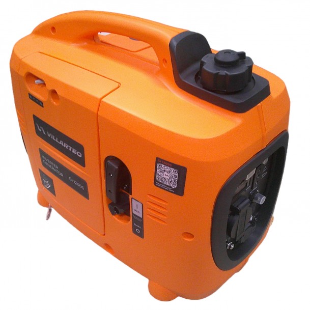 Генератор бензиновый инверторный VILLARTEC GI1200S, 1,1 кВт,220В,2,5л,ручн.старт,13кг