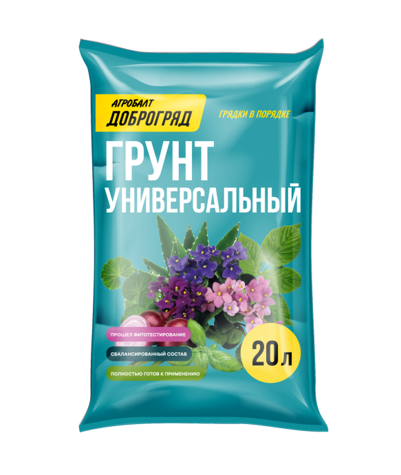 "Агробалт" ДОБРОГРЯД Грунт универсальный 20л (100)