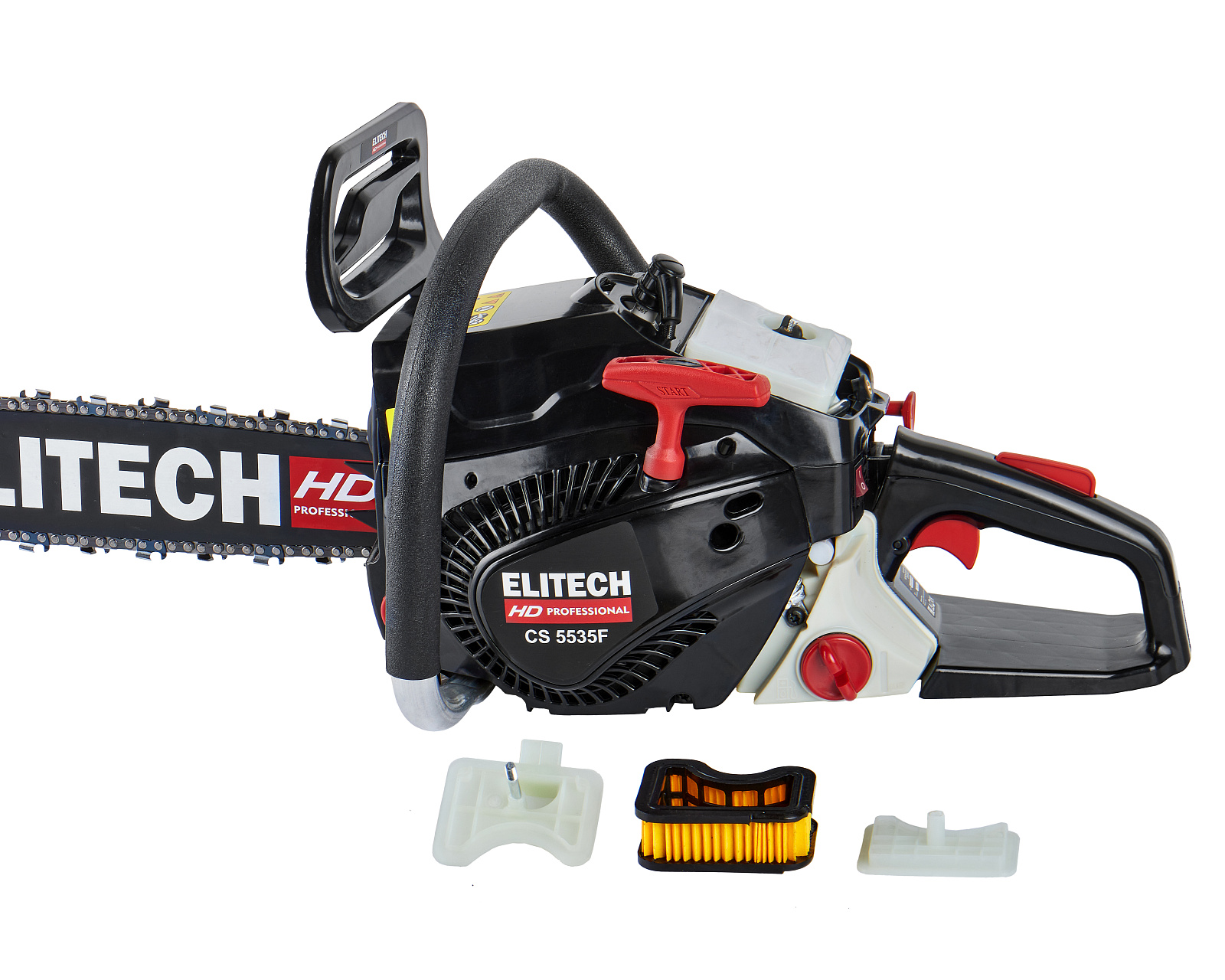ELITECH HD CS 5535F (E1611.006.00)Бензопила,54.5см3,2.6кВт\3.5л.с.,шина38см,0.325",1,5, 5,2кг