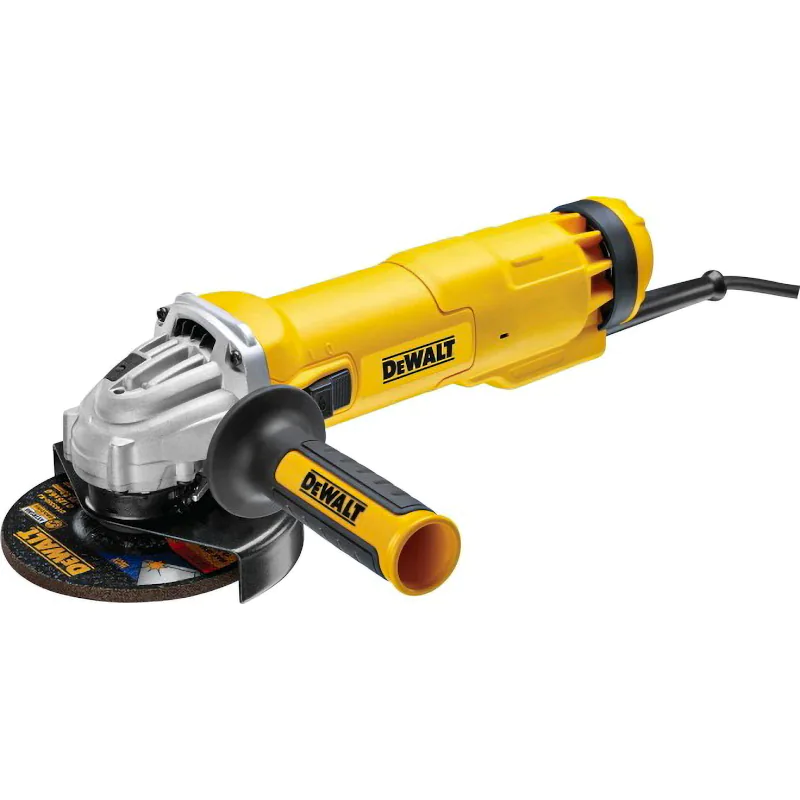 Углошлиф.машина DeWalt  DWE4207K-QS, ф.125мм, 1010 Вт, 10500об/мин..пл.пуск