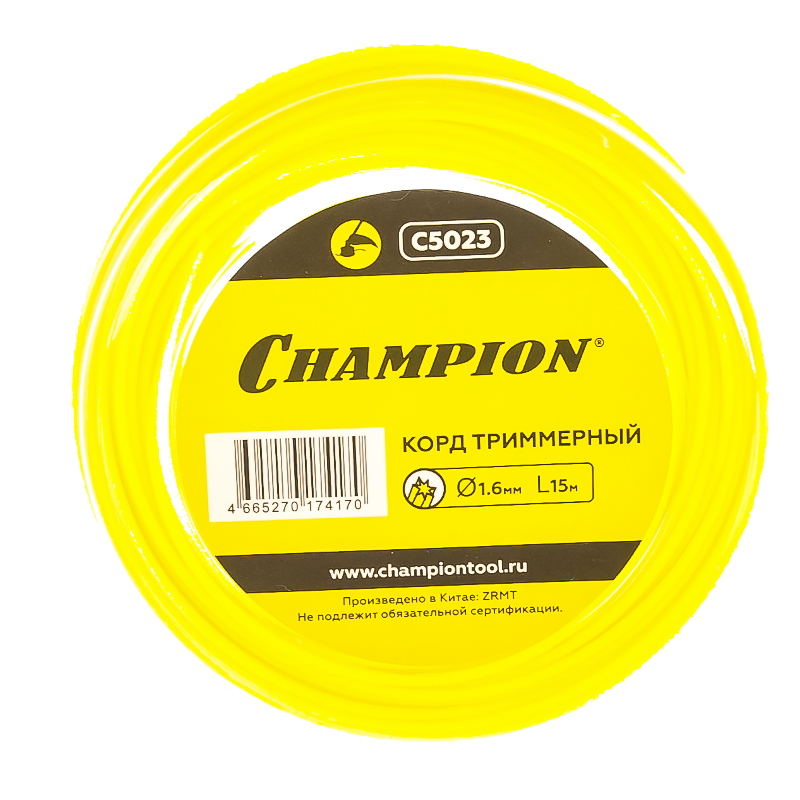 Корд трим.CHAMPION  Star 1.6мм* 15м (звезда)