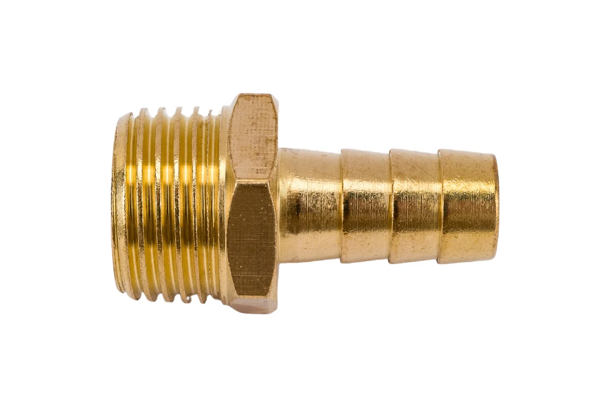Соединение нар. резьба 1/2" х елочка 12 мм (латунь) ECO