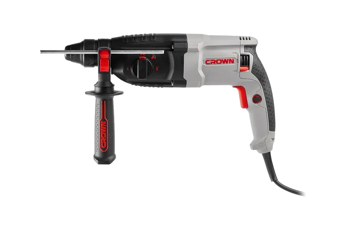 Перфоратор CROWN CT18181 BMC, 710Вт,SDS+,2.5 Дж удар, 0-1300об/мин, 5200уд/мин, кейс
