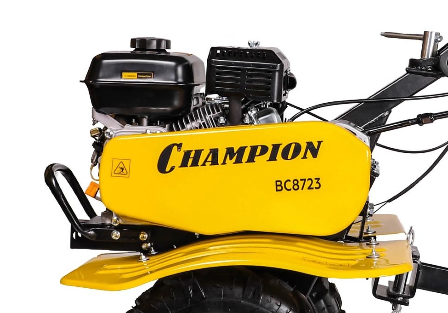 Мотоблок Champion ВC8723 (7лс 2F/1R 80см 30см 3,6л 75кг, колеса 4/8" шкив)