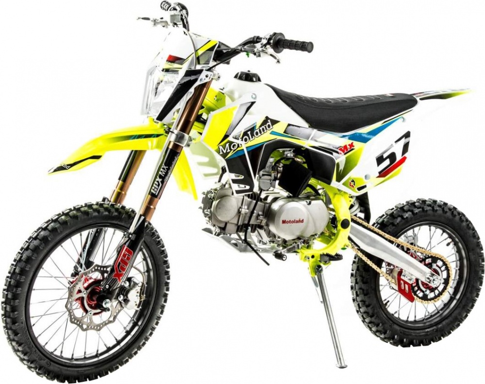 Мотоцикл кроссовый MX125E Motoland  125см3 тормоза дик.эл.стар