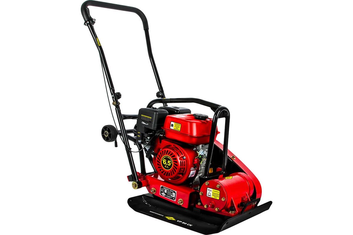 Виброплита DDE VP80-CK, 4х-тактн. дв.LONCIN G200F, 6,5 л/с, плита 590*420мм, 14 кН, 80кг
