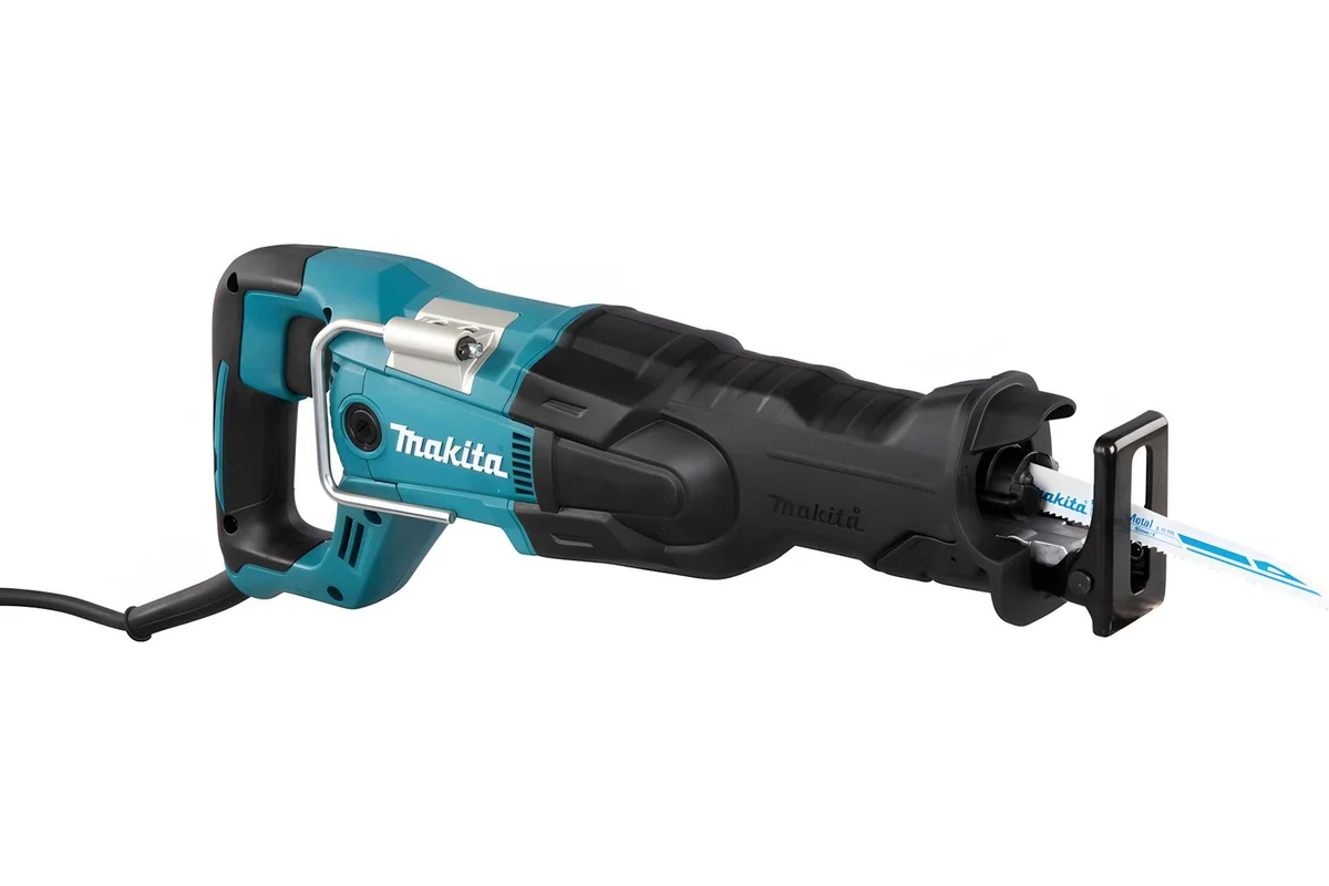 Makita Пила сабельная JR3061T, 1250Вт., 0-3000об/мин., ход 32мм, рез 255мм, рег. обкейс