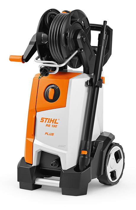 Мойка высокого давления STIHL RE 130 PLUS, 2.3кВт, 150бар, 500л/ч, шланг 9м, шнур 5м, 21.2кг
