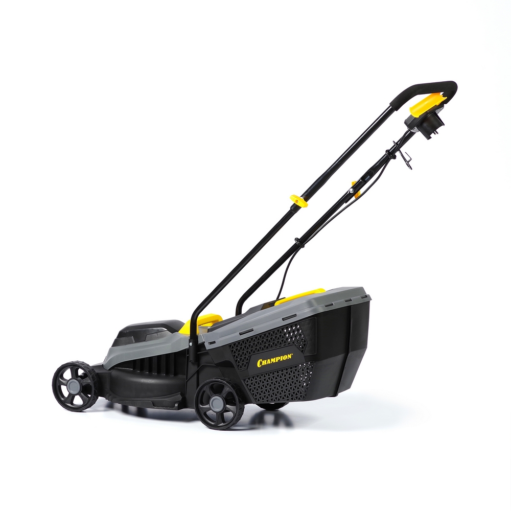 Газонокосилка эл.CHAMPION EM3212/1 (1,2 кВт пл.травосб. 30л, 32см, 30-70мм, 7,1кг)