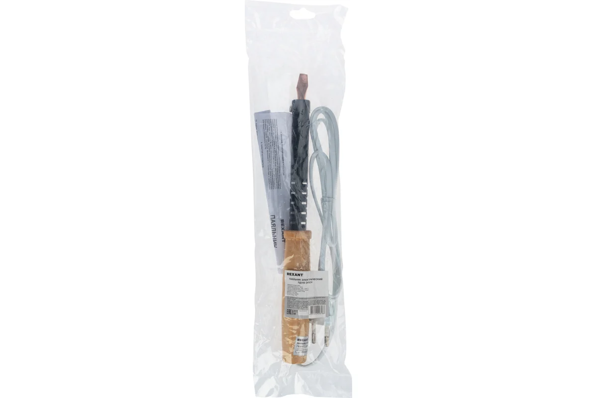 Паяльник ПД 100Вт/220V деревянная ручка ЭПСН (Китай), REXANT 12-0291