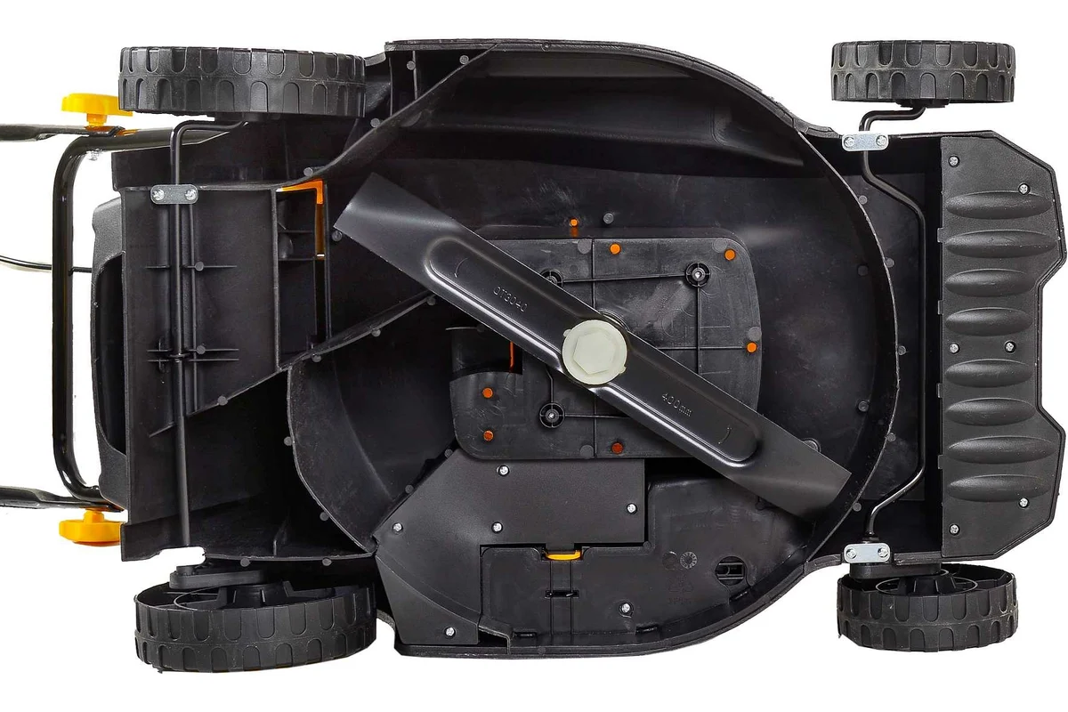 Эл.газонокосилка HUTER ELM-2000P, 2.0 кВт, ширина кошения 43 см, высота кош.15-50 мм.