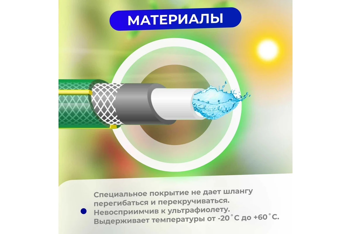 Шланг поливочный 3/4" 50м STARTUL GARDEN SOFT TOUCH (ST6040-3/4-50)