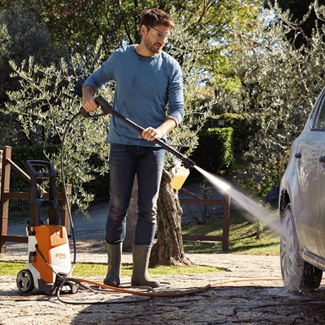 Мойка высокого давления STIHL RE 100 1.7кВт, 120бар, 440л/ч, шланг 6м, шнур 5м, 16.5кг