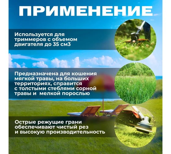 Леска 2,0 мм х 15 м квадратн. сеч. ALULON STARTUL GARDEN