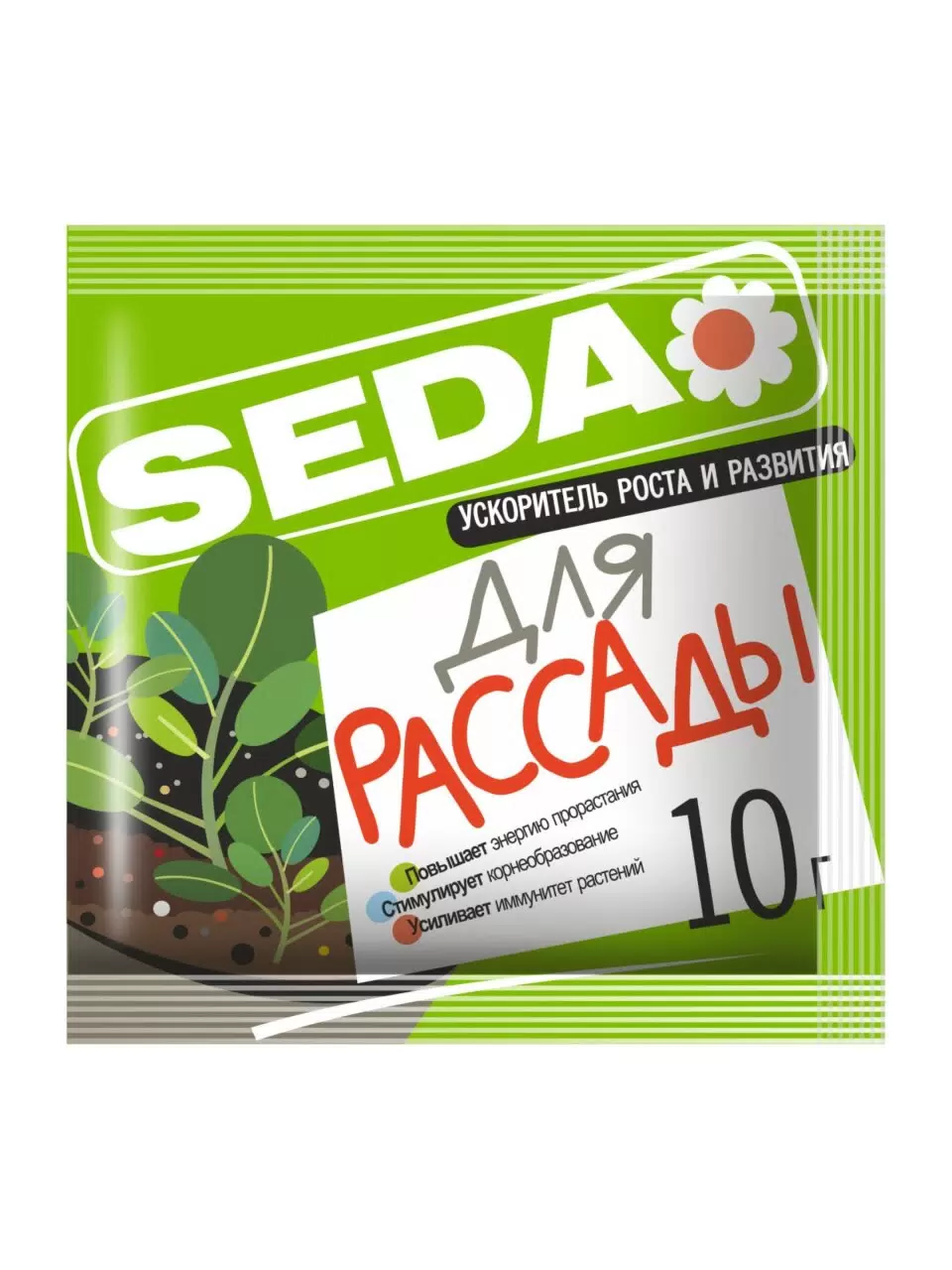 Ускоритель роста и развития "Для рассады" SEDA 10 г.