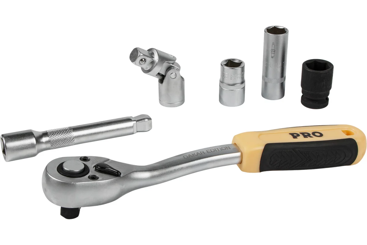 Набор головок и ключей 219пр. 1/4",3/8",1/2" PRO STARTUL DAKAR (PRO-219DK)