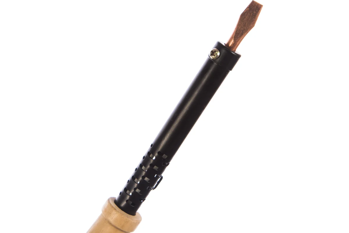 Паяльник ПД 100Вт/220V деревянная ручка ЭПСН (Китай), REXANT 12-0291