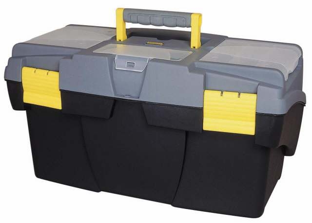 Ящик 16" Mega  2 выдвижных лотка, STANLEY