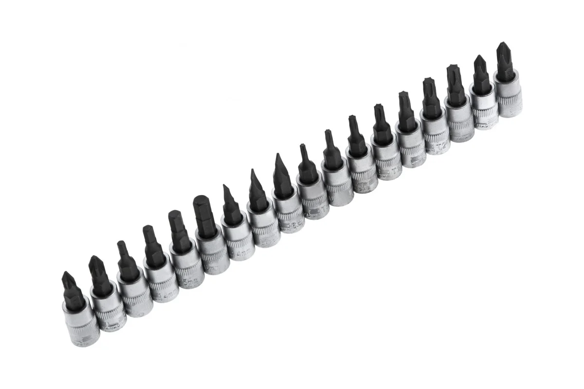 Набор инструментов 1/2", 1/4", CrV, 12 гранные головки, пластиковый кейс, 109 предмета// Stels
