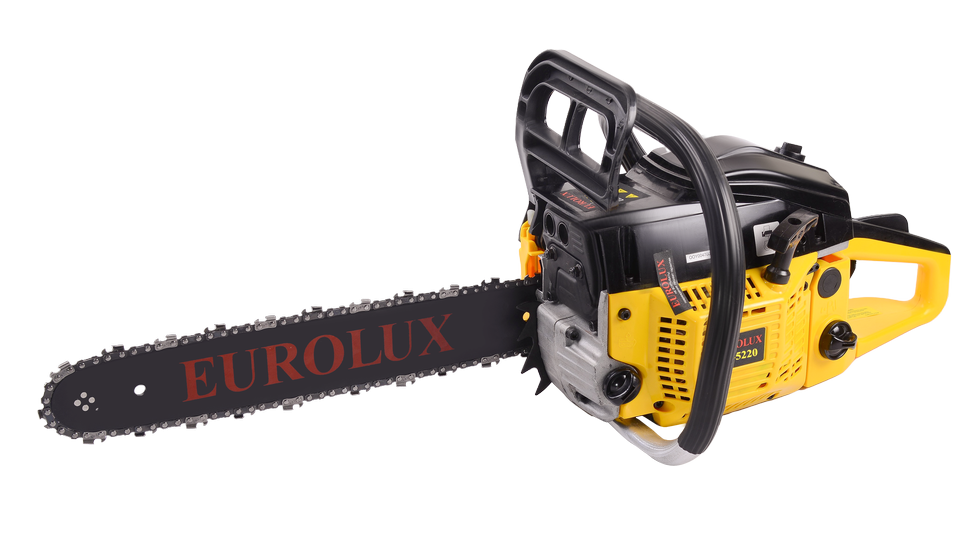 Бензопила GS-5220 Eurolux, 2,8кВт, 3,81л.с. шина 20 дюймов 76х325х1,5