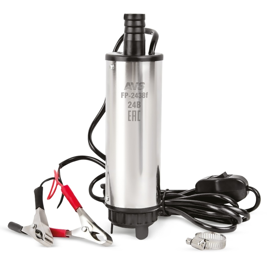 Насос для перекачки тех. жидкостей погружной AVS FP-1251f(12V/3,5А/40л/м./d=51 мм/съемный фильтр)