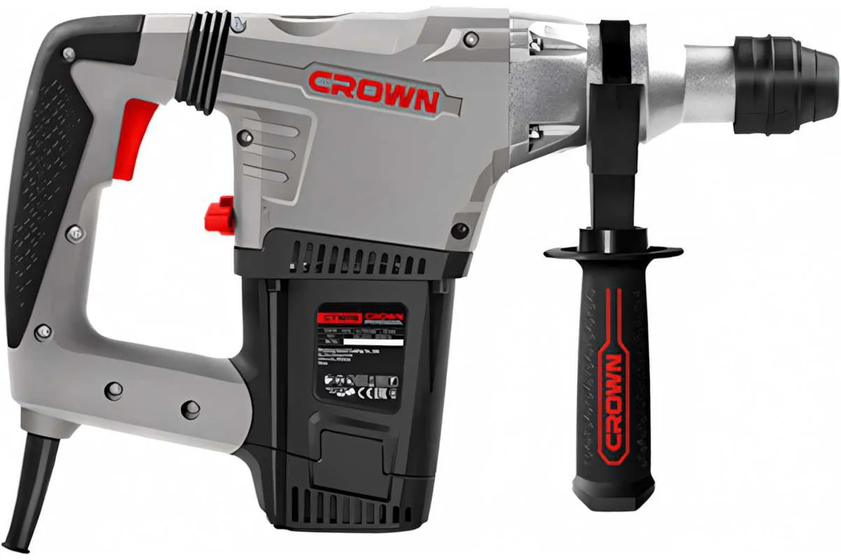 Перфоратор CROWN CT18116 BMC, 1050Вт,SDS+,4.8 Дж удар, 0-750об/мин, 0-2800уд/мин, кейс