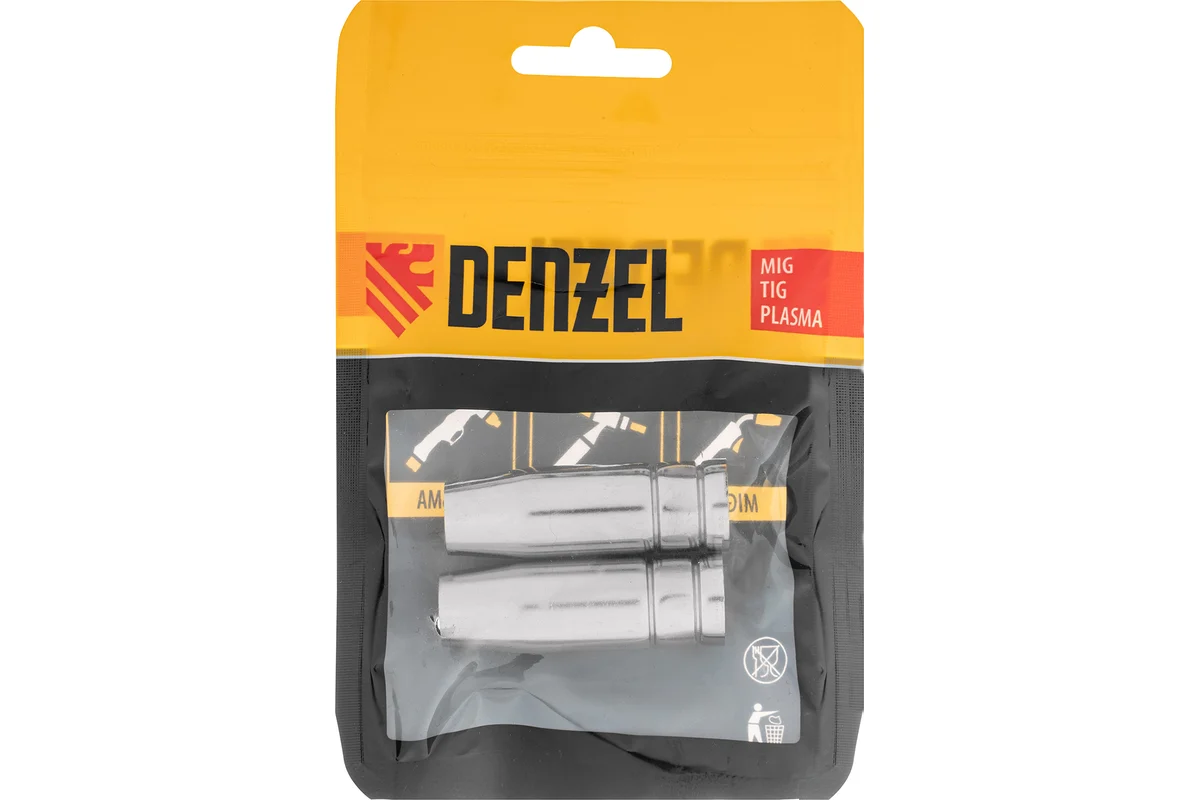 Сопло газовое d12, длина 53м, 2 шт для MIG горелки тип 15// Denzel