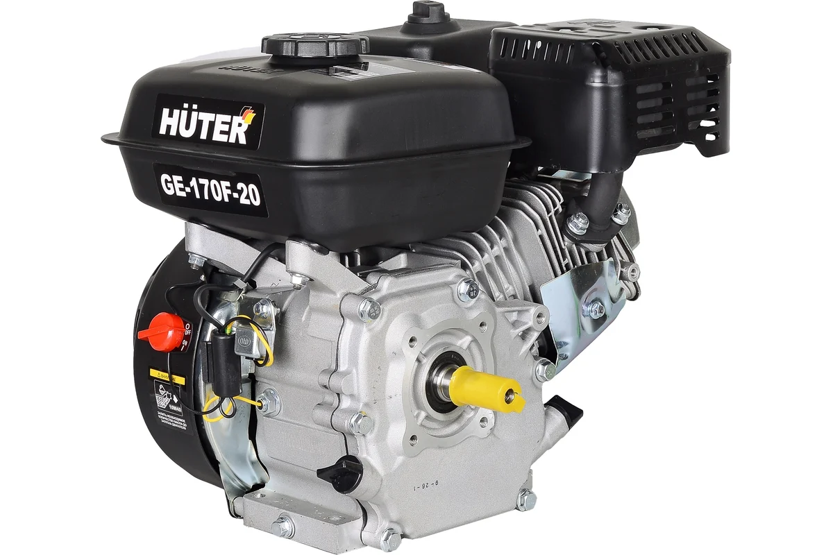 Двигатель бензиновый GE-170F-20 HUTER