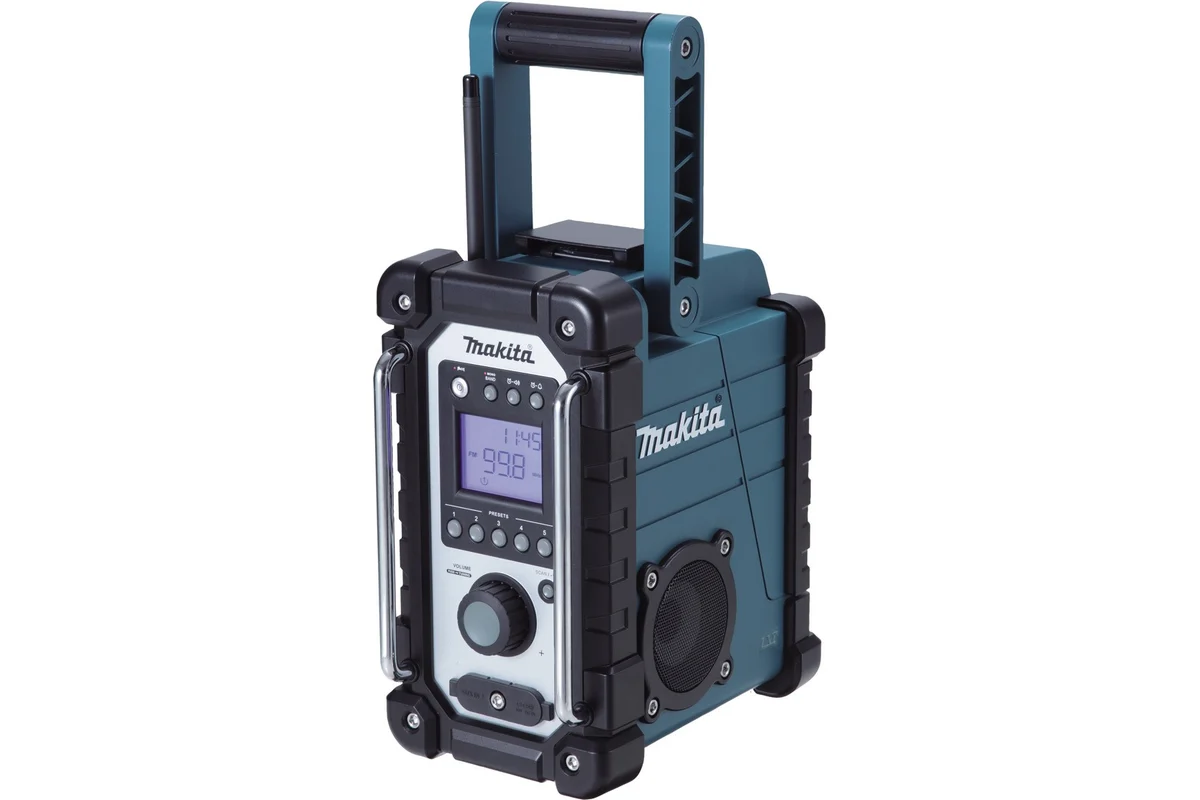 Аккумуляторное радио Makita BMR102, 7,2-18 V, FM 87,5-108, 4,1кг