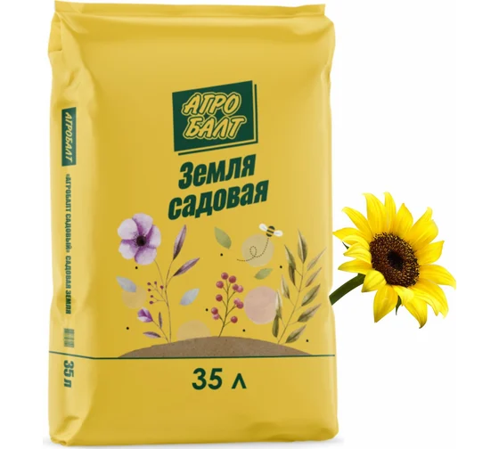 "Агробалт" Грунт Садовая земля 35л (60)