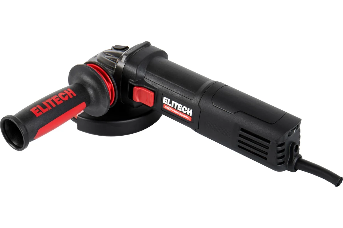ELITECH AG 1412E (E2213.050.01) УШМ,ф125мм,1400Вт,4000-11000об/мин,2.3кг,кейс,QUICK-FIX,быстр.кожух,