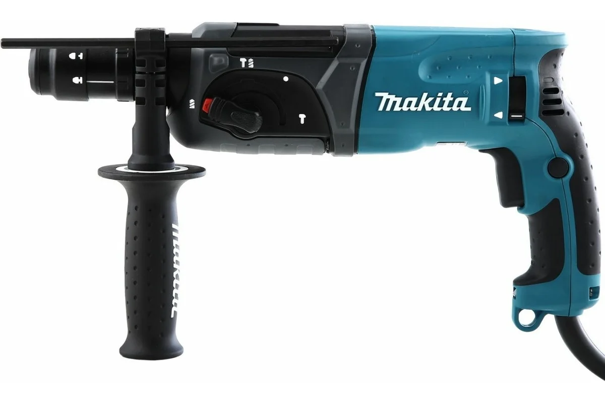 Makita Перфоратор HR 2470FT,  780Вт, SDS+. 3х режимный, 2,7Дж удар, б/съёмный патрон, кейс