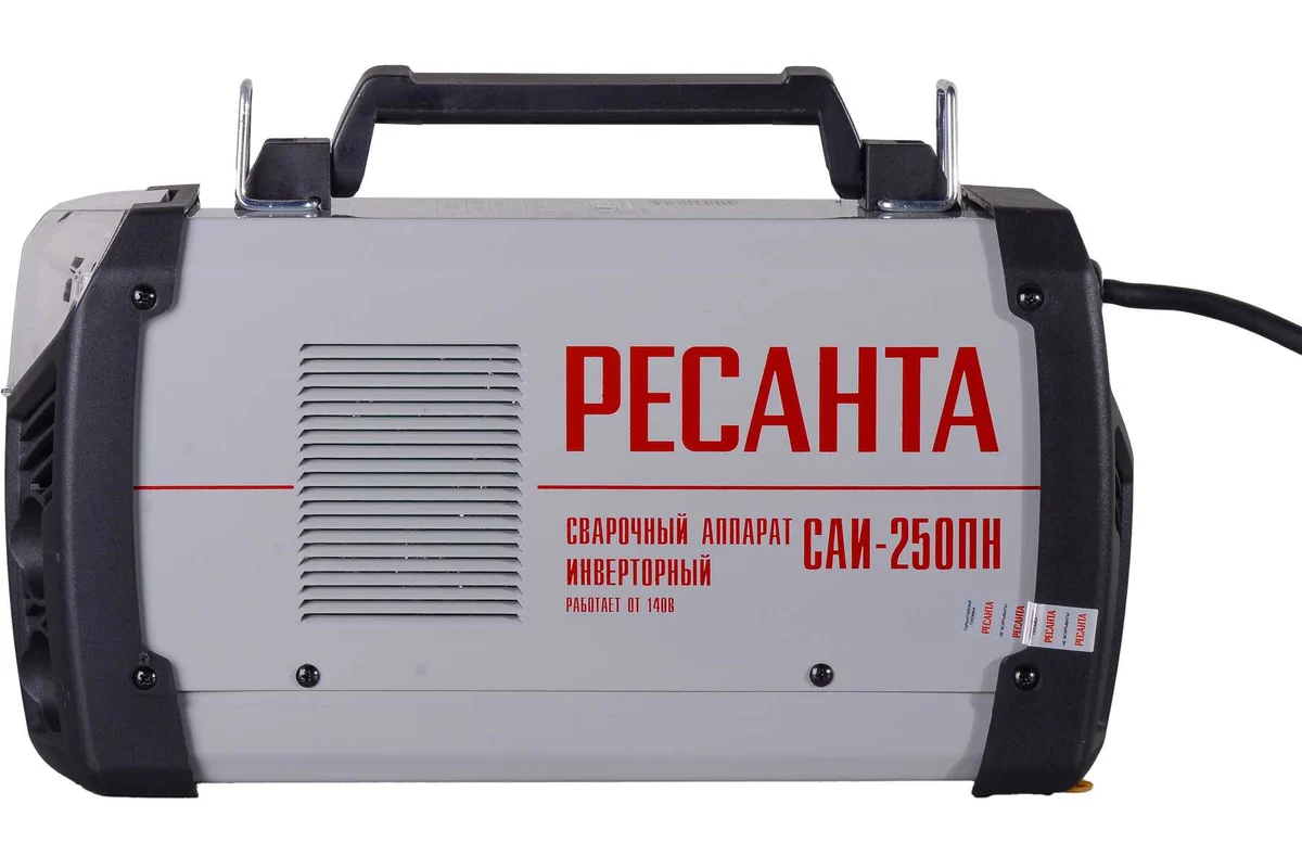 РЕСАНТА, САИ-250ПН. Инверторный сварочный аппарат пониж. напр., 140-260В, 35А, 10-250А, 6мм