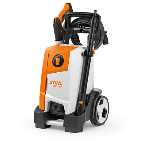 Мойка высокого давления STIHL RE 120, 2.1кВт, 140бар, 500л/ч, шланг 8м, шнур 5м, 20кг