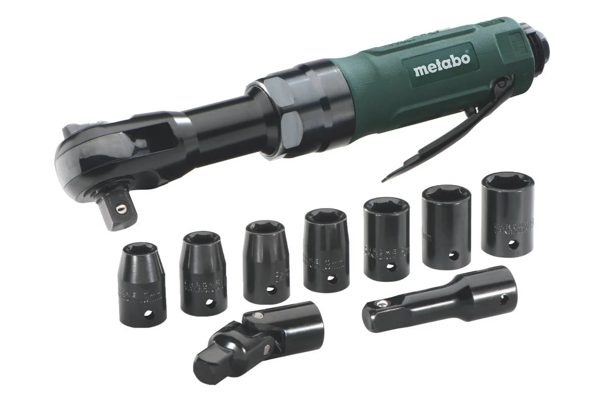 Metabo Пневмогайковерт угл. DRS 68 Set, кейс, набор головок (7шт.)