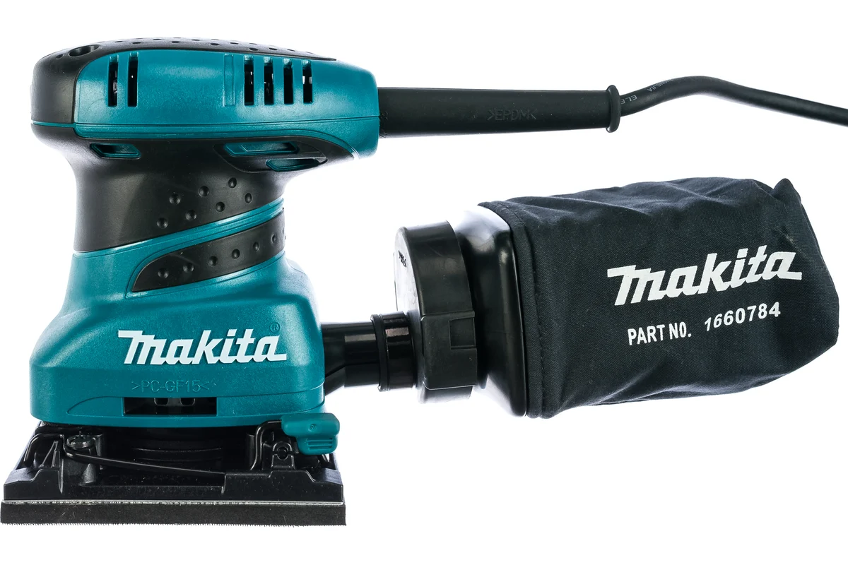 Makita Виброшлифмашина ВО 4555, 200 Вт, 112х102 мм, 14000 кол/мин