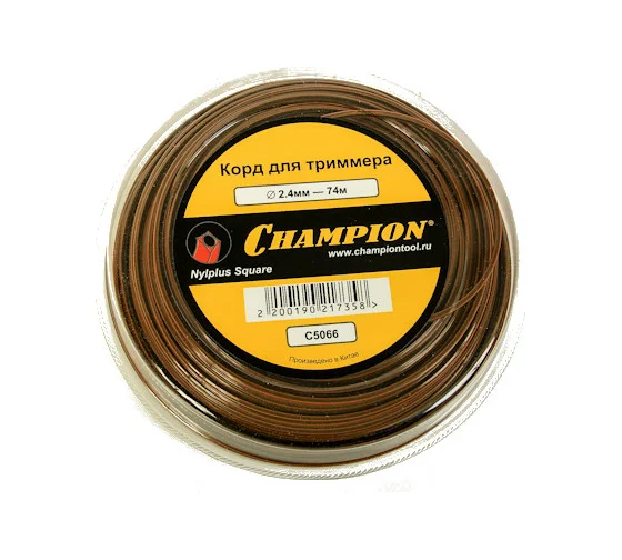 Корд трим.CHAMPION  Nylplus Square 2.4мм* 74м (квадрат) 