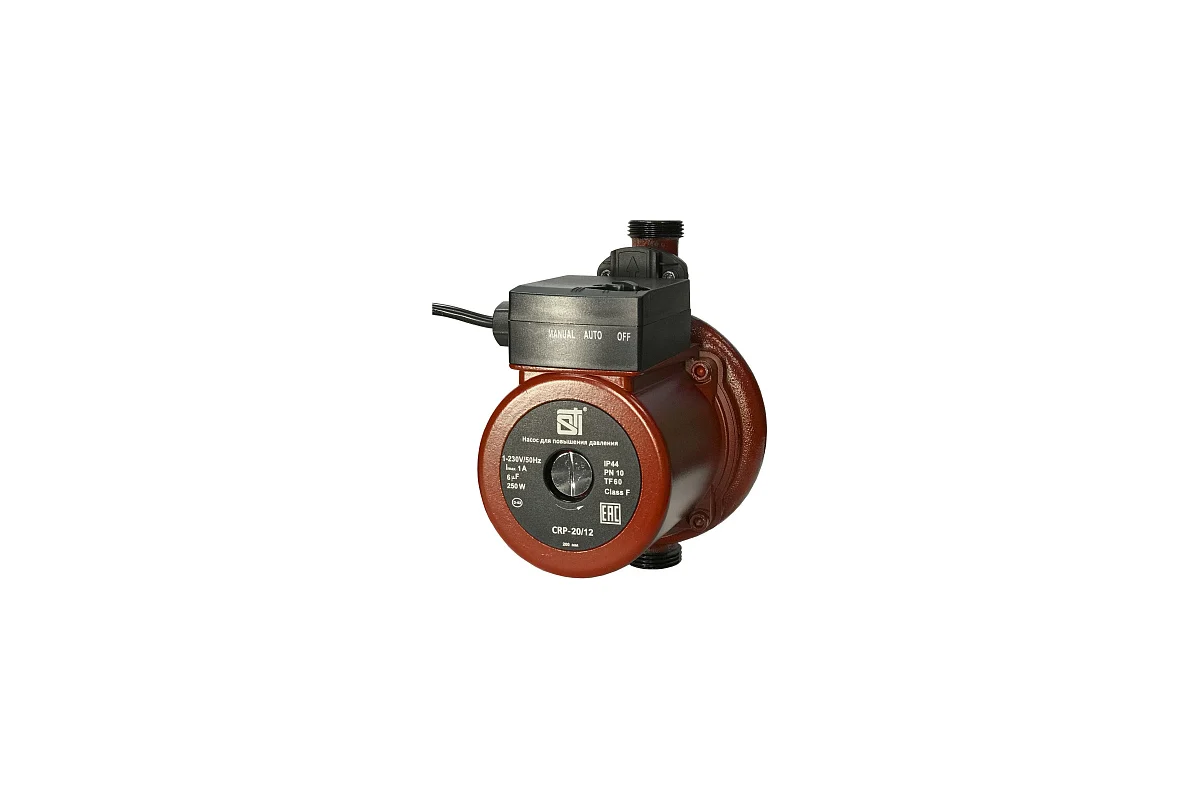 Насос повысительный STI CRP 20/12, 250Вт, 60л/мин, 1МПа, 4,6кг.