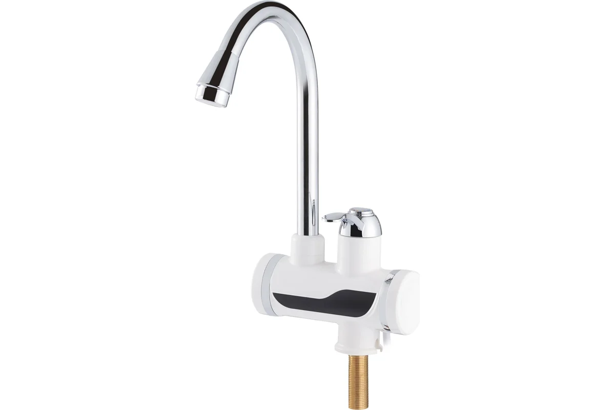 Кран-водонагреватель проточный UNIPUMP BEF-012-02, 3,0 кВт, цифр. инд. темп, пластик