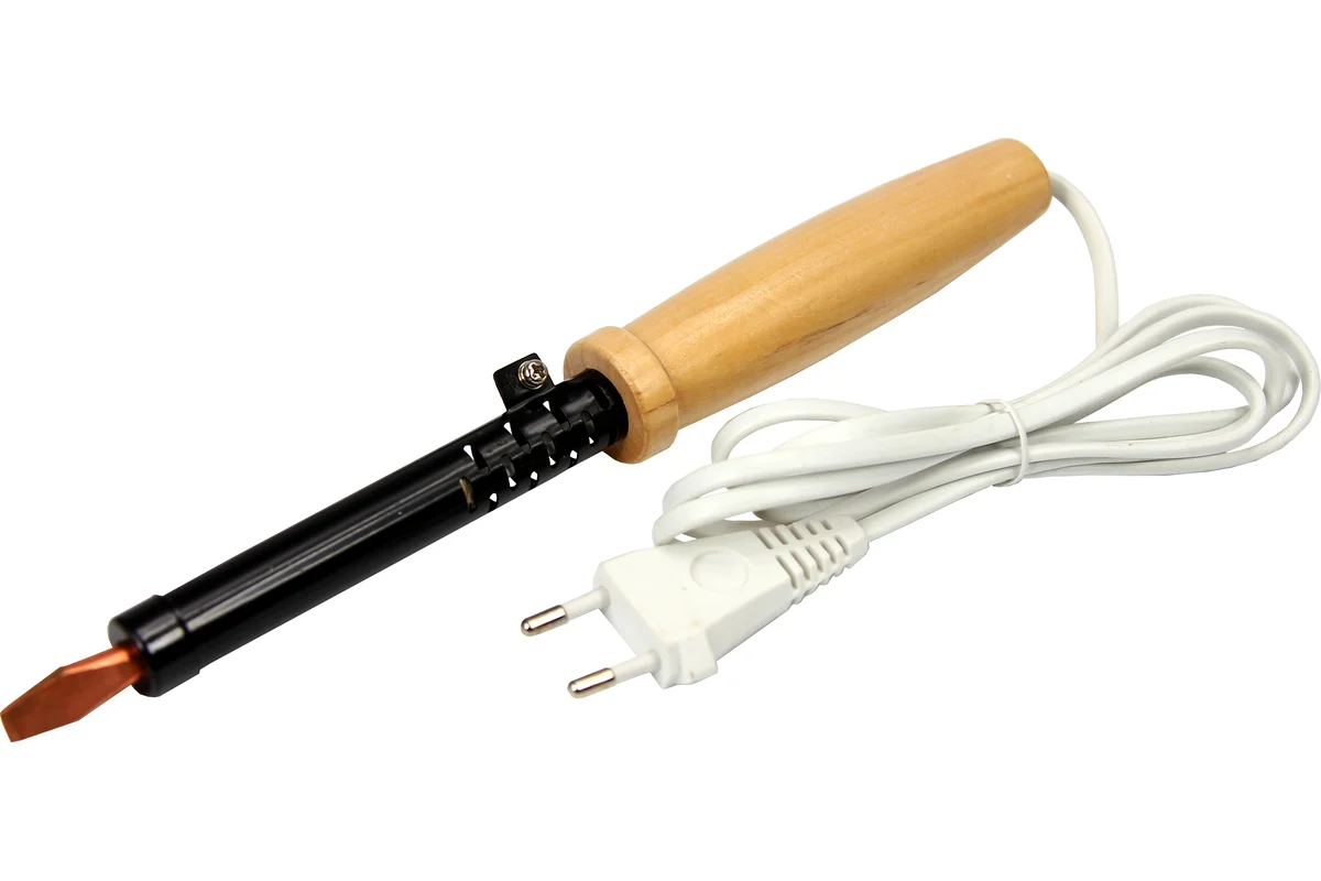 Паяльник ПД 100Вт/220V деревянная ручка ЭПСН (Китай), REXANT 12-0291