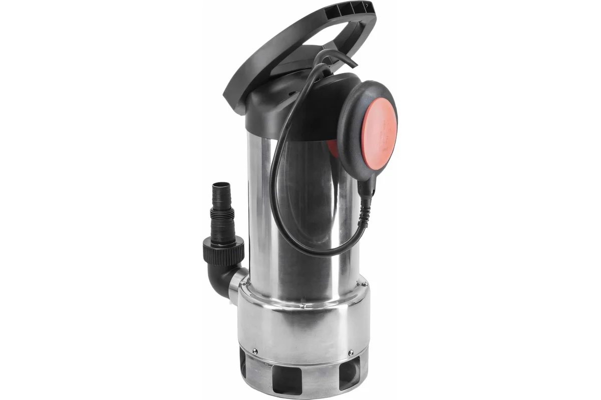 Дренажный насос QUATTRO ELEMENTI Drenaggio 1100 F Inox (1100 Вт, 19000 л/ч, для грязной, 9 м, 7,5кг,
