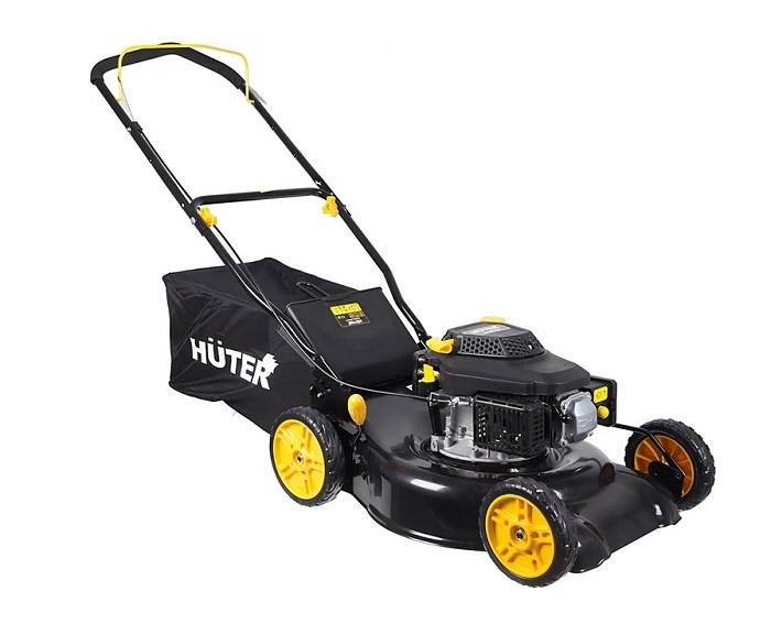 Бензогазонокосилка HUTER GLM-4 T, 4х-тактн. 4 л/с, шир.кош. 51см, высота кош. 35-65 мм, травосб.