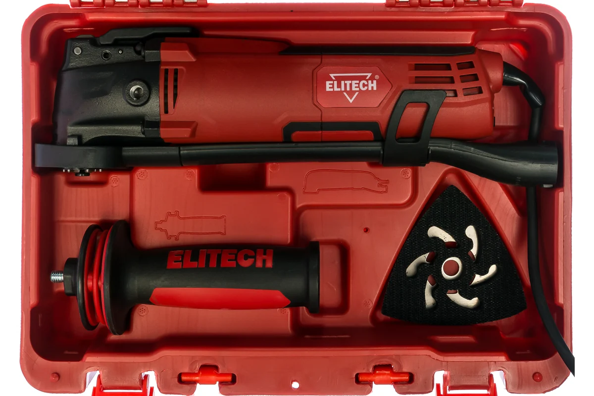 ELITECH МИ 500ЭК Мультитул 500Вт, 8000-16000 об/мин, регул. об.,1,6кг