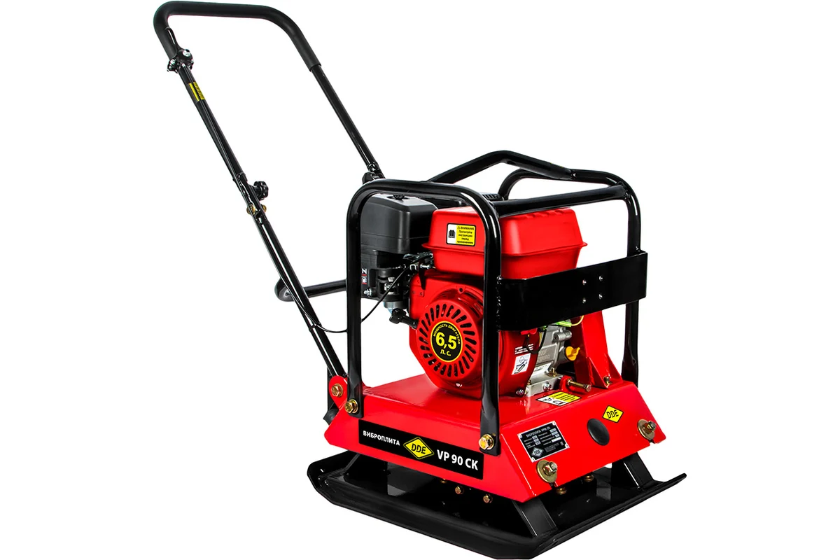 Виброплита DDE VP90-CK, 4х-тактн. дв.LONCIN  6,5 л/с, плита 550*450мм, 94кг