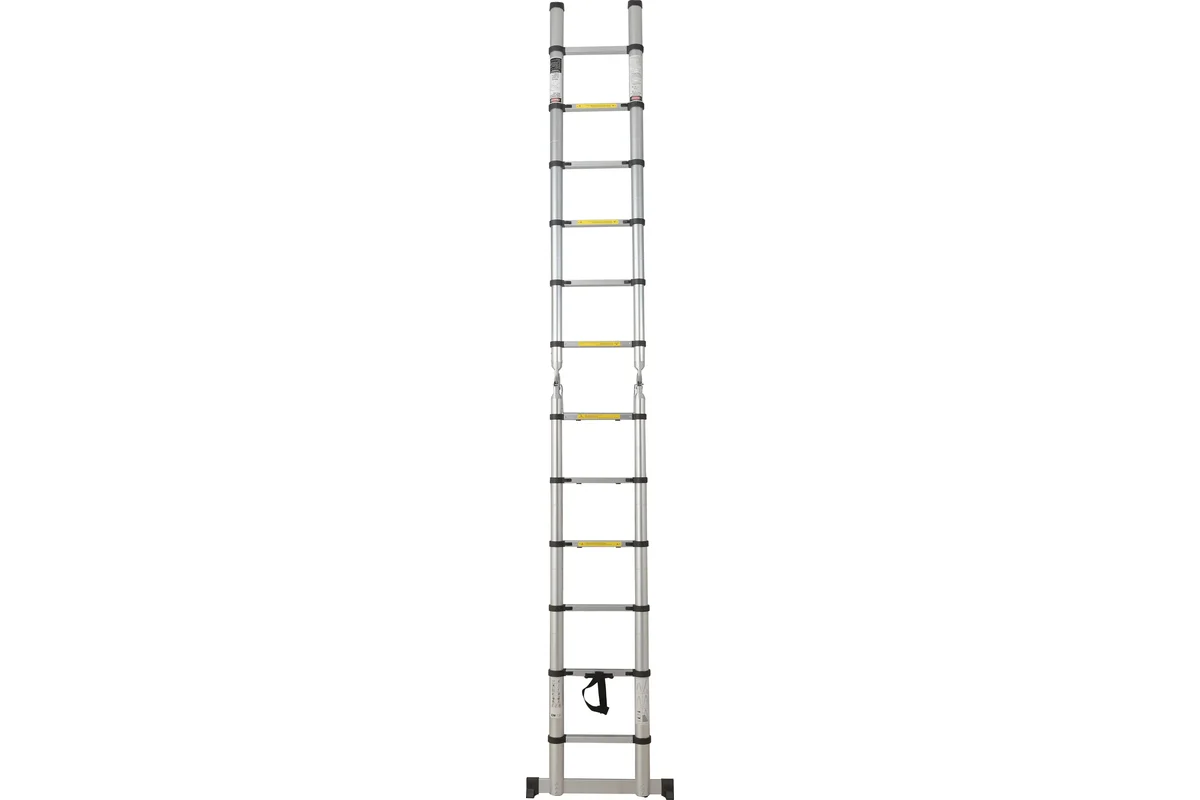 Лестница телескопическая 2-х секц. алюм. 209/440см, 2х7 ступ. 15кг STARTUL (ST9733-044)