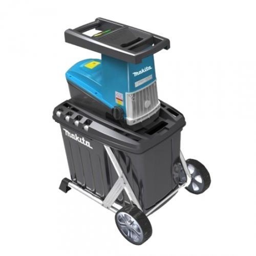 Makita UD2500 Измельчитель веток 2,5кВт,до45мм,фреза 40об/мин,контейнер 67л,колеса для трансп.