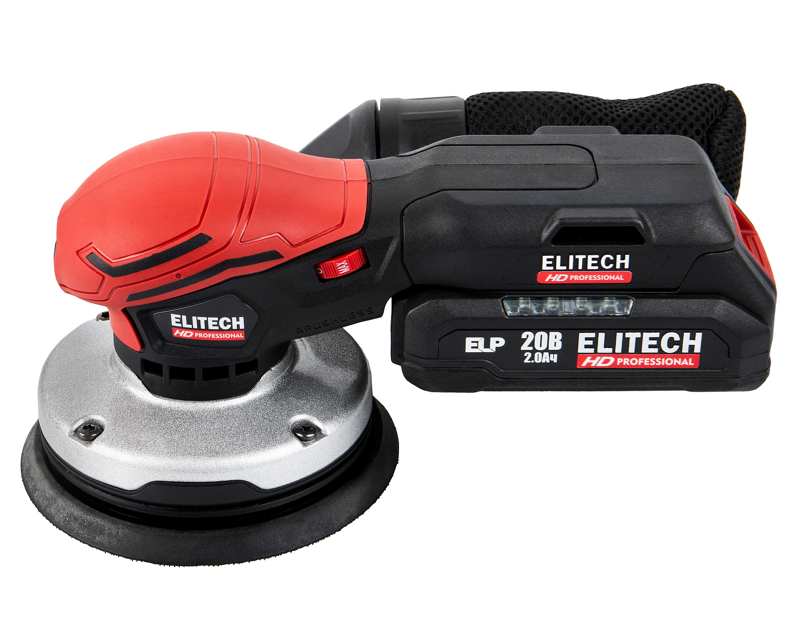 ELITECH COS 2012SL (E2213.045.01) ЭШМ ак.б\щет,20В,2х2.0Ач,ELP,ф150мм,6000-10000об\м,ампл-2.5мм,1.7к