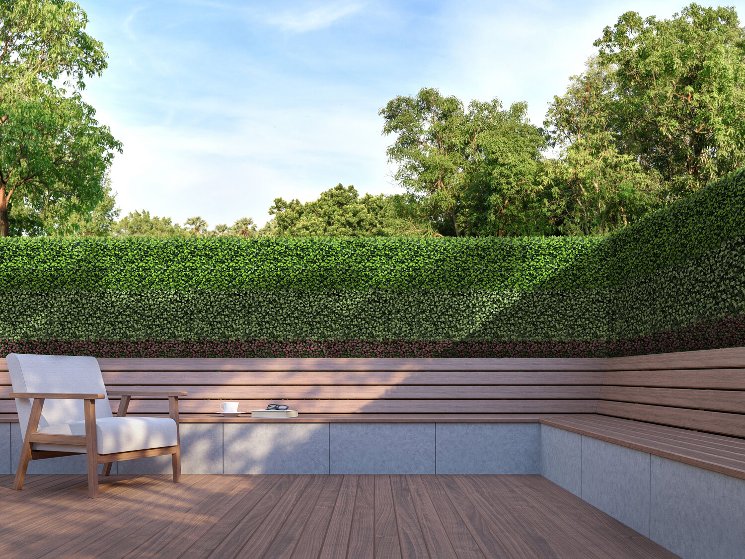 Искусств. растения Самшитовые коврики на стену Premium Grass FloraScape Gardenia 50*50 