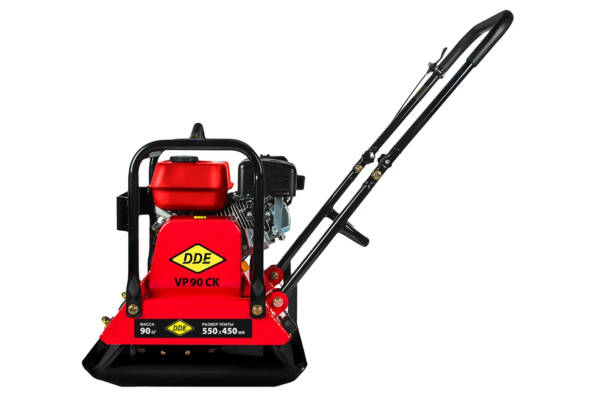Виброплита DDE VP90-CK, 4х-тактн. дв.LONCIN  6,5 л/с, плита 550*450мм, 94кг